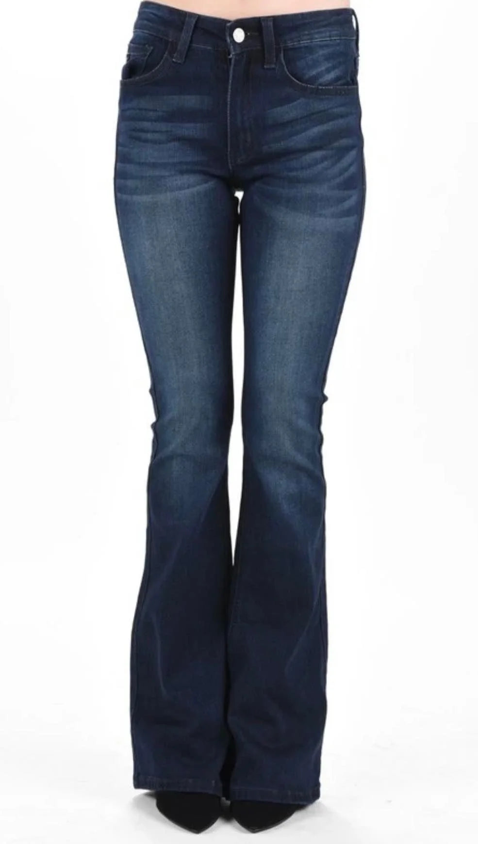 Kancan Mid Rise Flare Jeans - FB2732