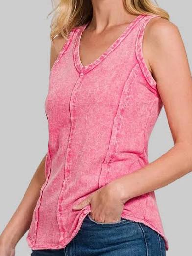 Zenana Washed Tank