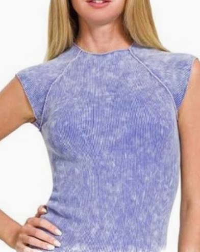 Zenana Capped Sleeve Ribbed Tank