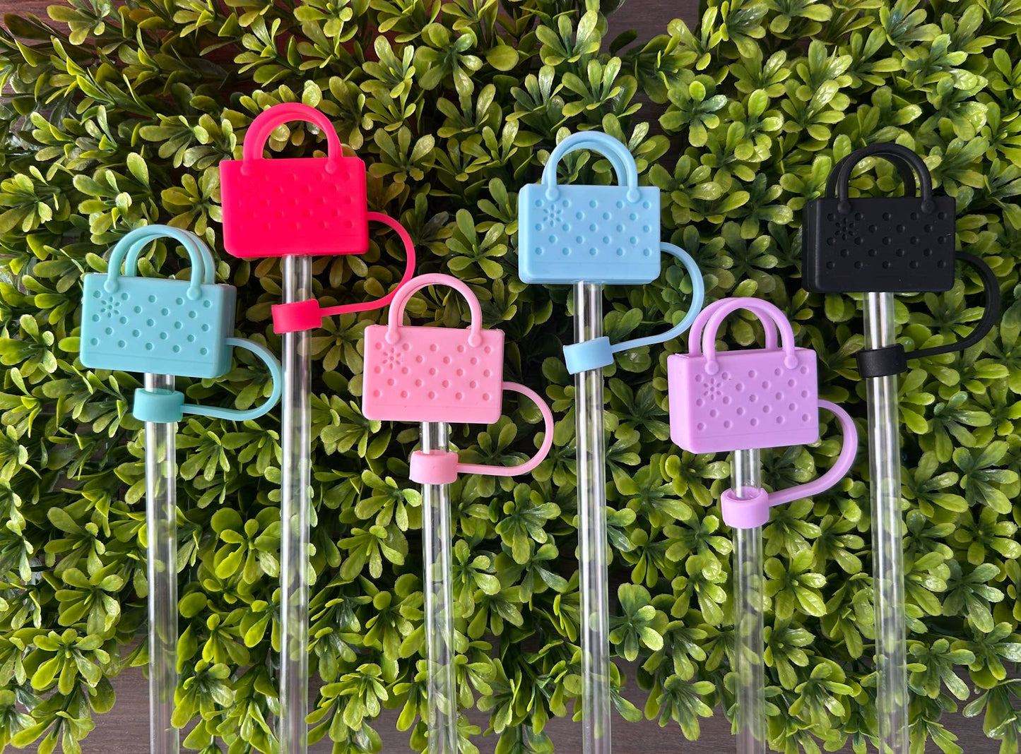 Mom Tote Straw Toppers