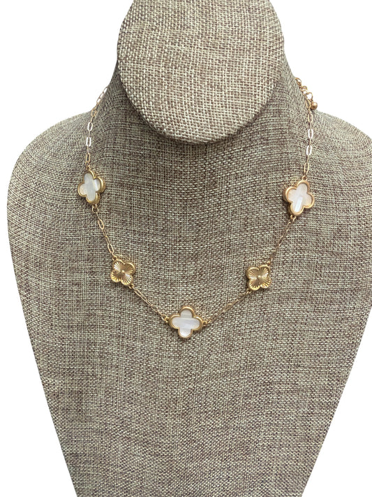 Gold Clover Necklace