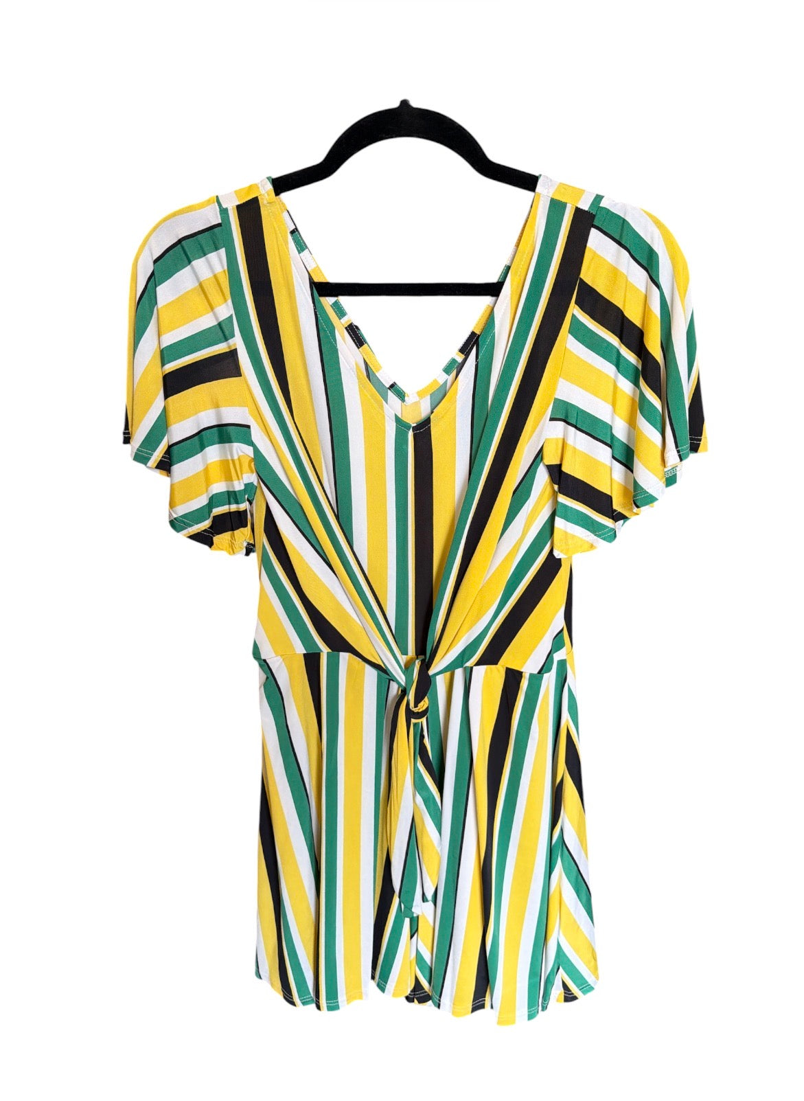 Vine&Love Tie Front Romper