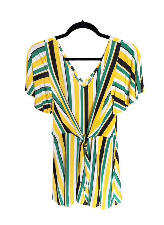 Vine&Love Tie Front Romper