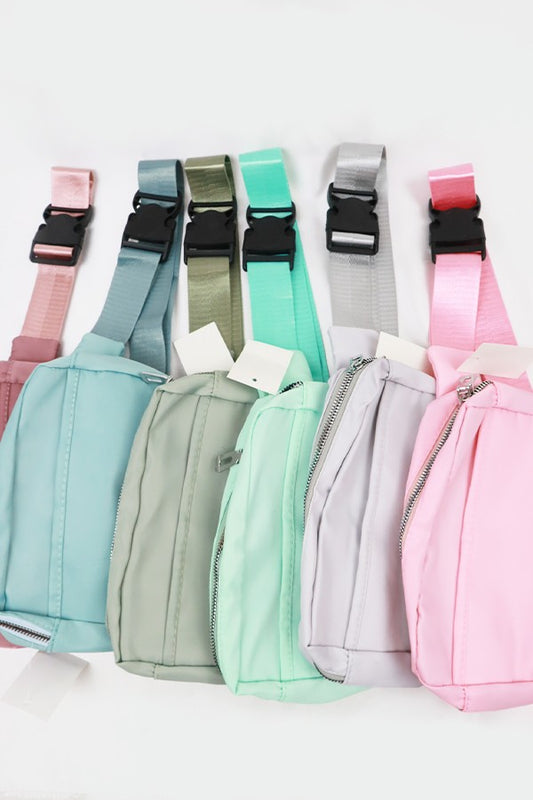 Natural Crossbody Belt Bag