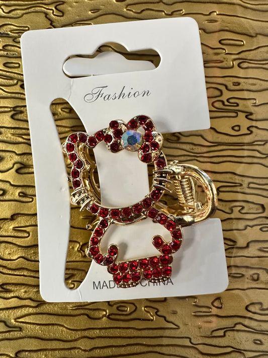 Hello Kitty Body Rhinestone Clips