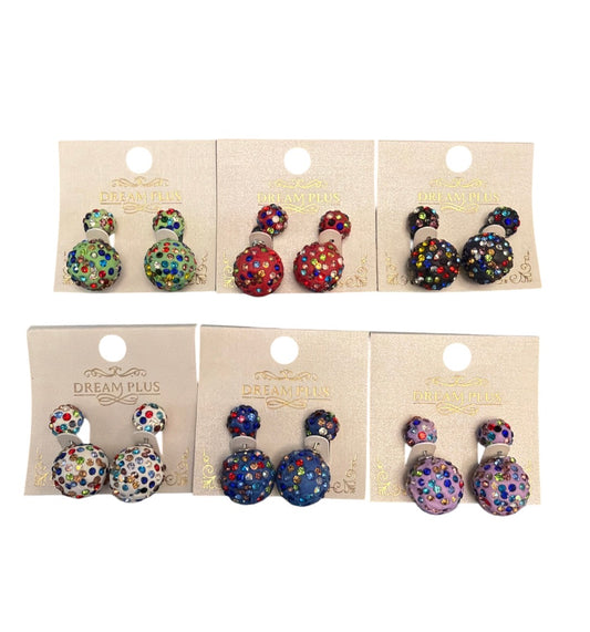 Double Sided Bling Earring
