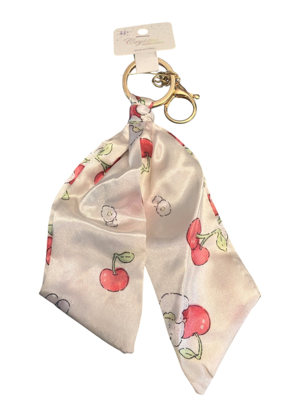 Cherry Ribbon Bag Charms