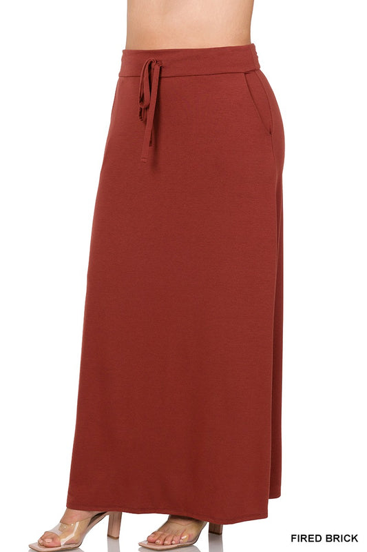 Plus Maxi Skirt