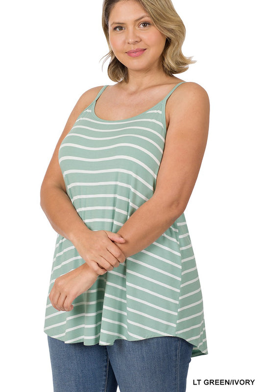 Plus Front & Back Reversible Spaghetti Cami