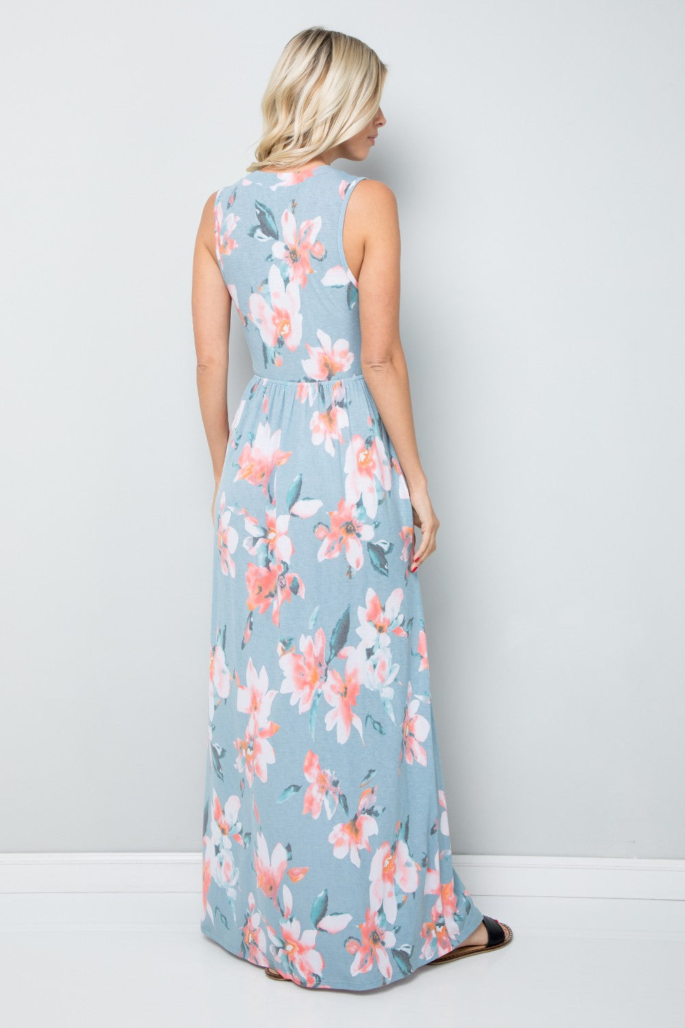 Floral Print Maxi Dress