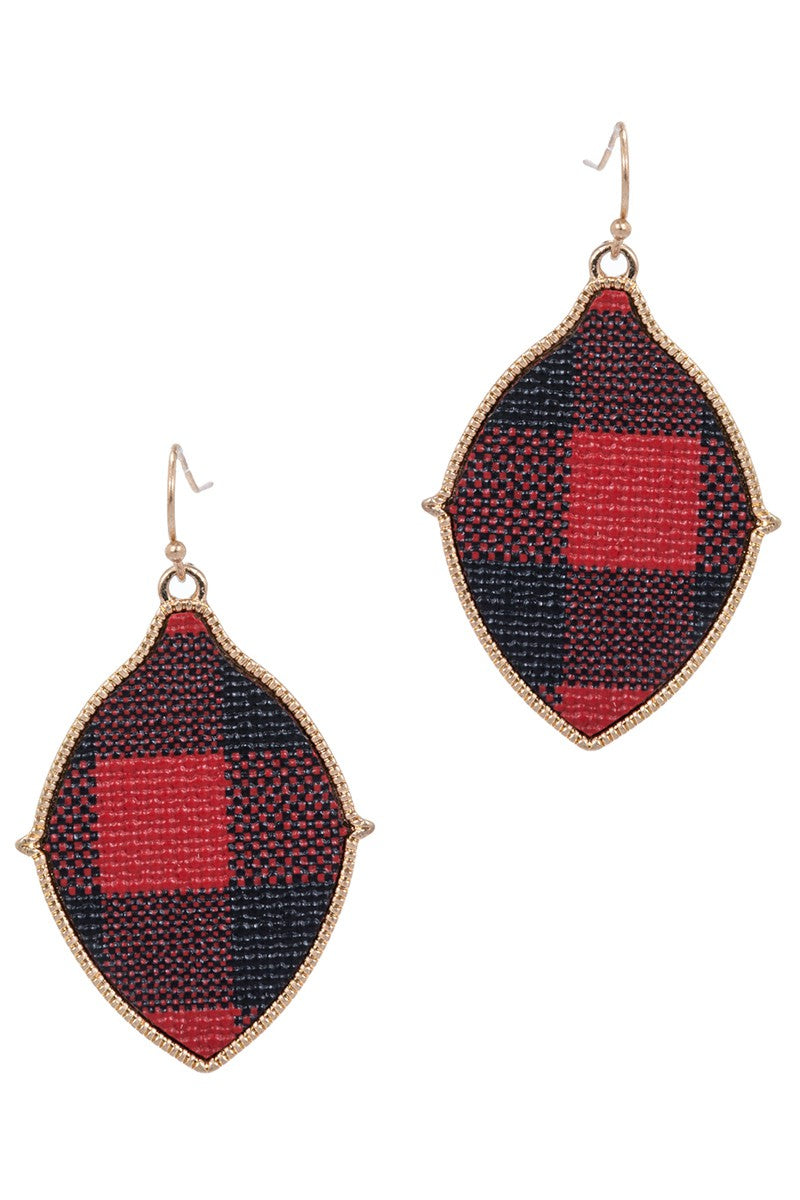 Leather Dangle Earrings
