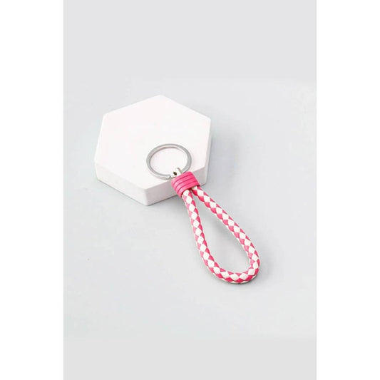 Checker Lanrard Cord Keychain