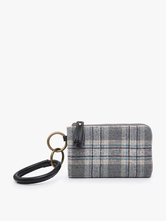 Liv Plaid Bangle Wallet