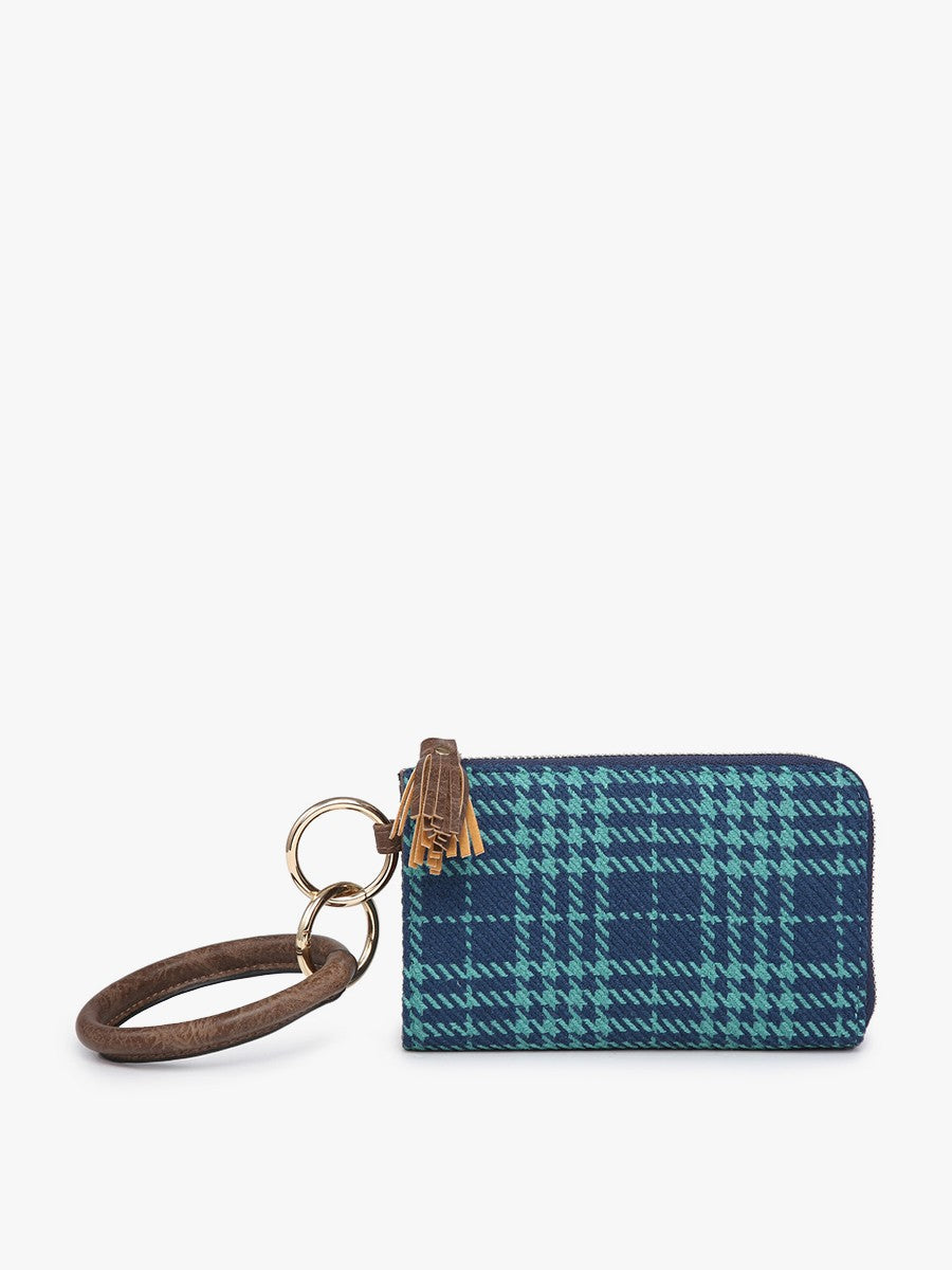 Liv Plaid Bangle Wallet