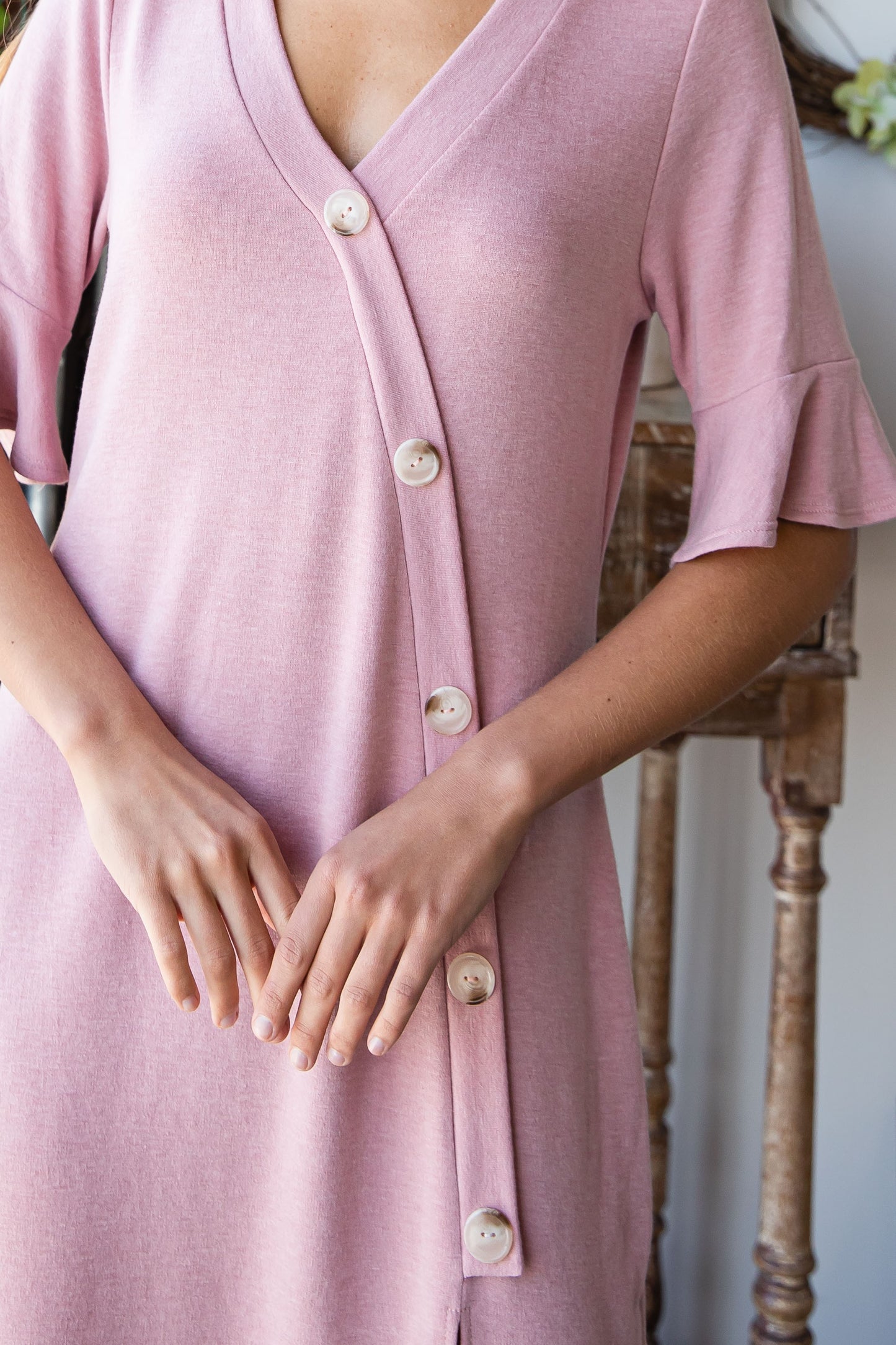 Vintage Half Sleeve Dress