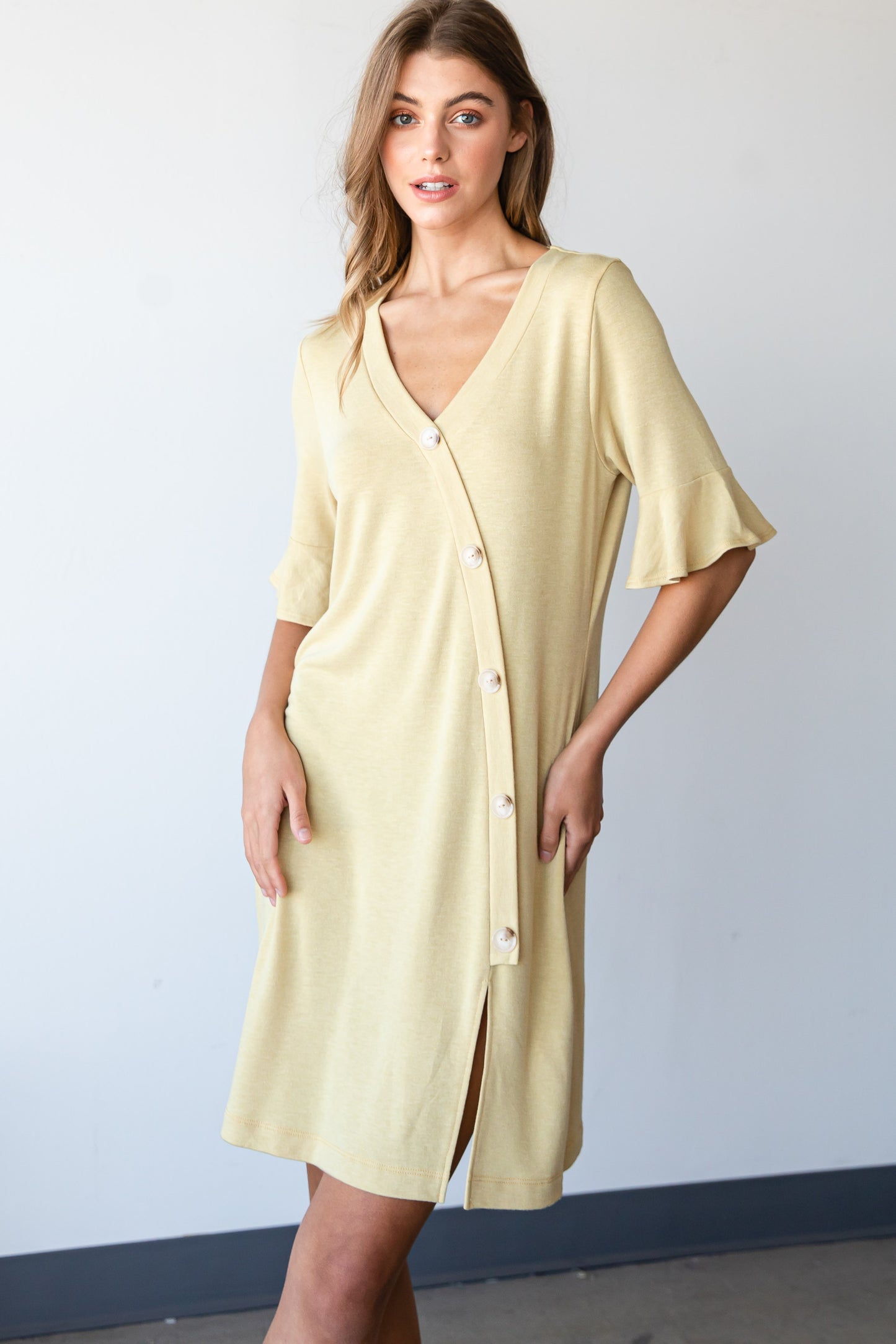 Vintage Half Sleeve Dress