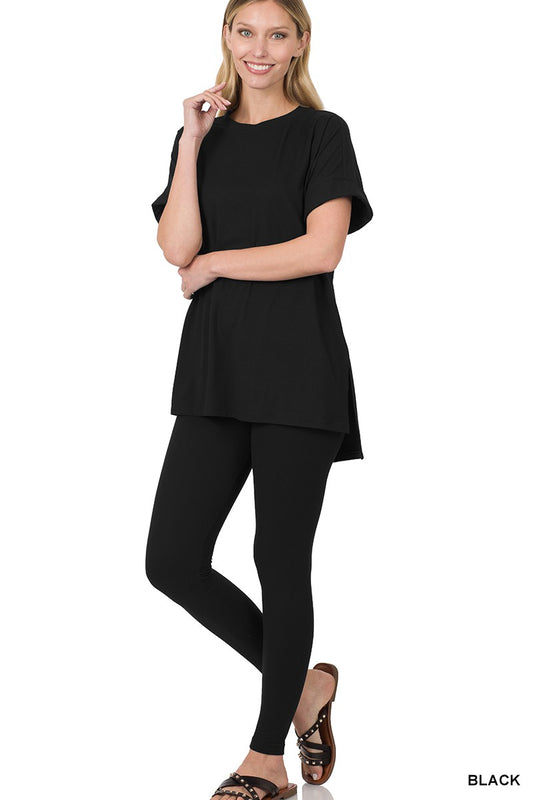 Brushed Microfiber Loungewear Set SS