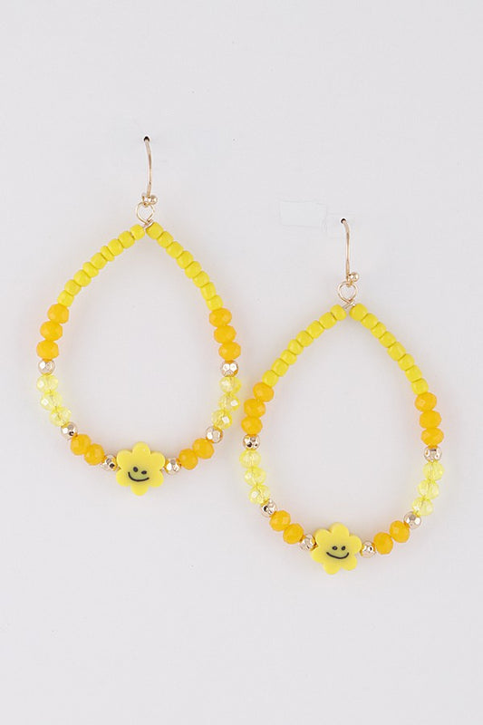 Smile Beaded Earrings