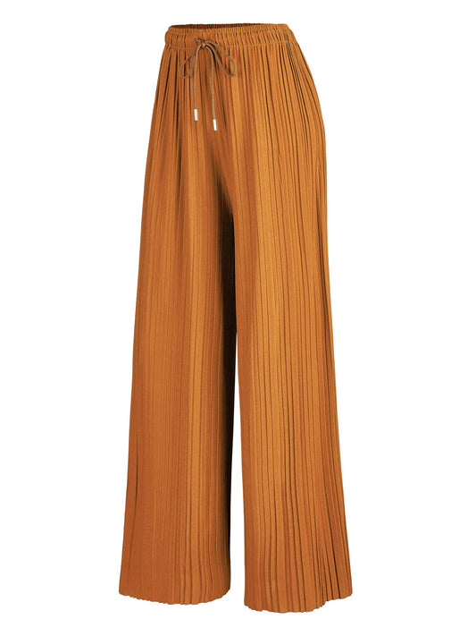 Pleated Palazzo Pants