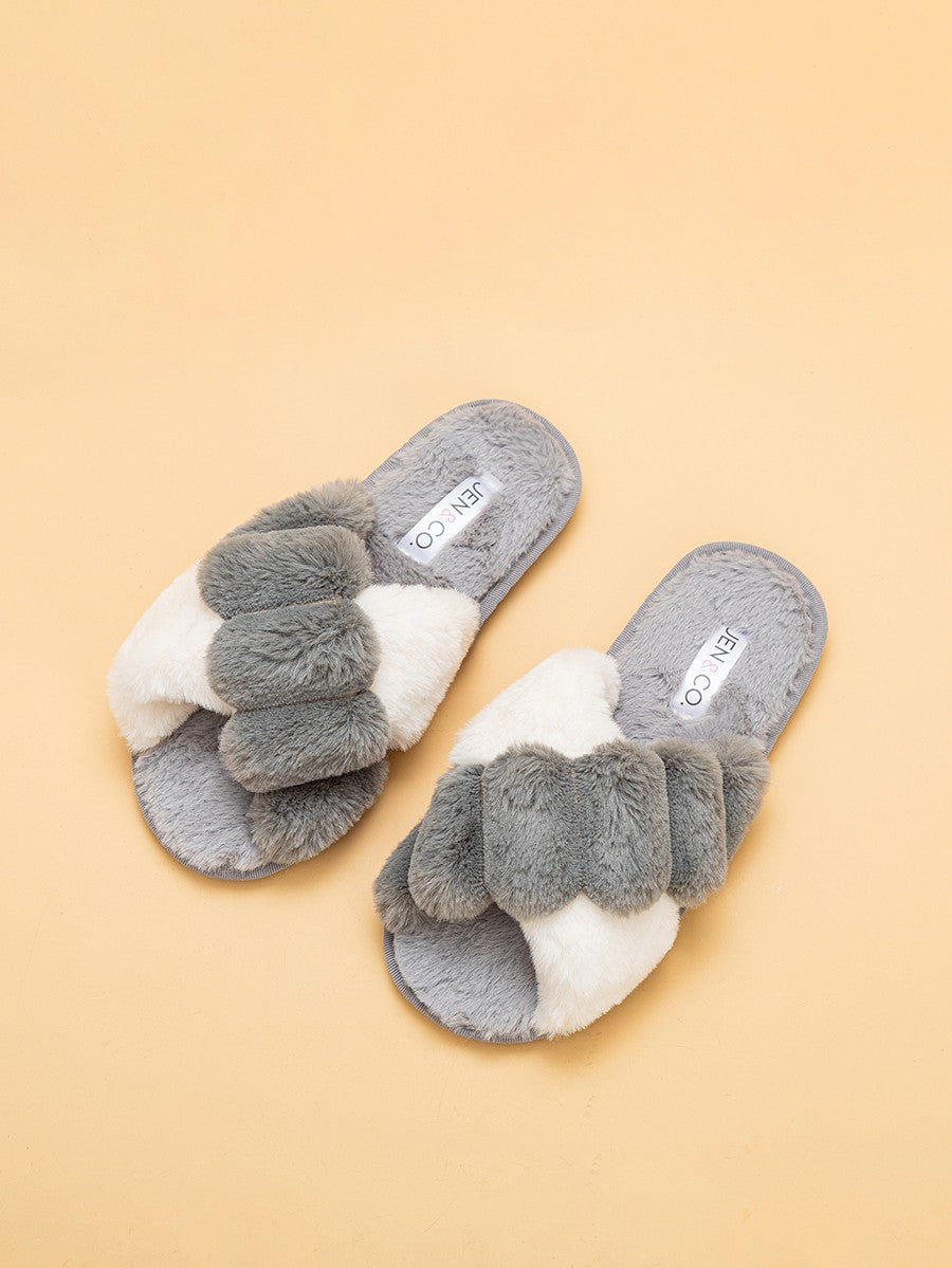 Amanda Two-Tone Slippers