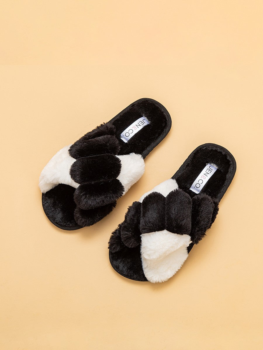 Amanda Two-Tone Slippers