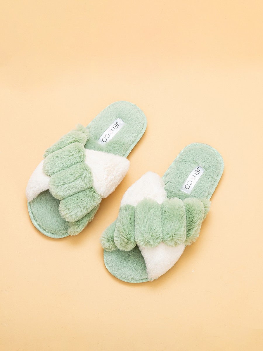 Amanda Two-Tone Slippers