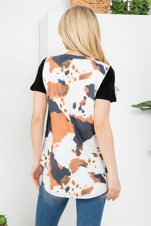 Cow Spotted Top
