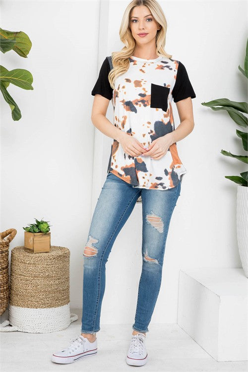 Cow Spotted Top