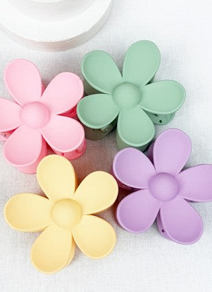 Pastel Flower Clips