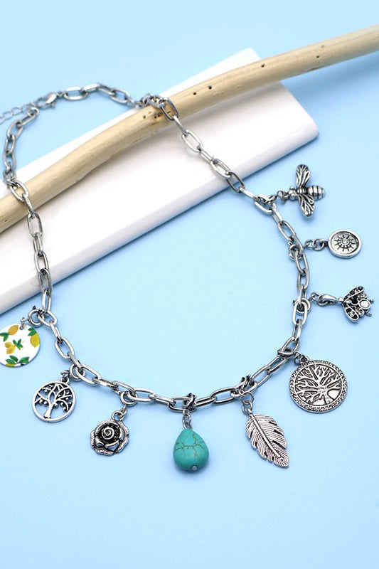 Boho Boutique Charm Necklace