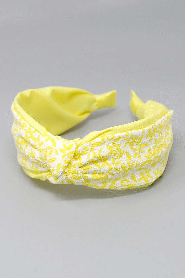 Floral Front Knot Headband