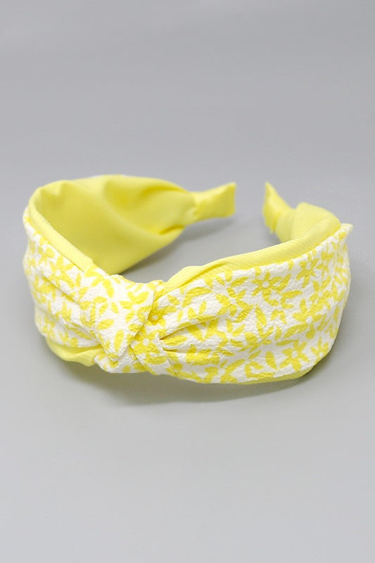 Floral Front Knot Headband