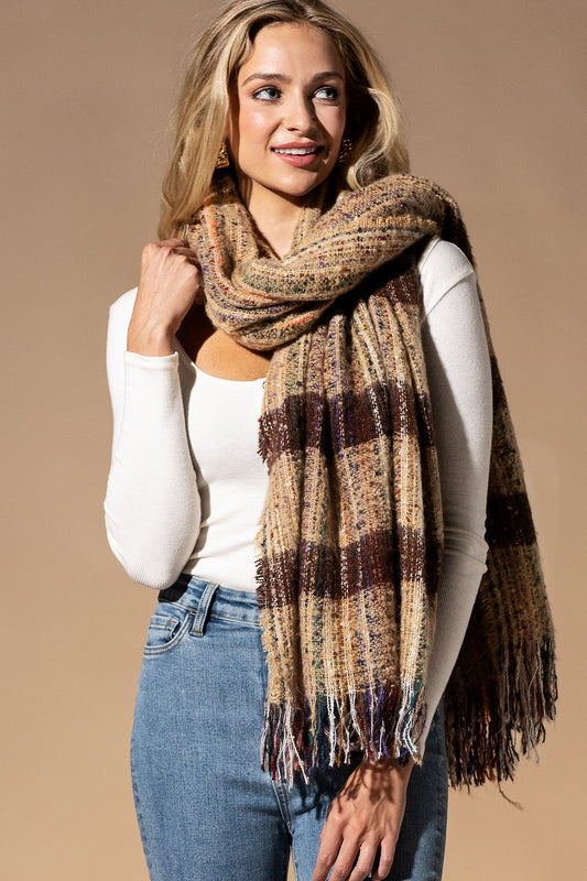 Multi Color Oblong Scarf