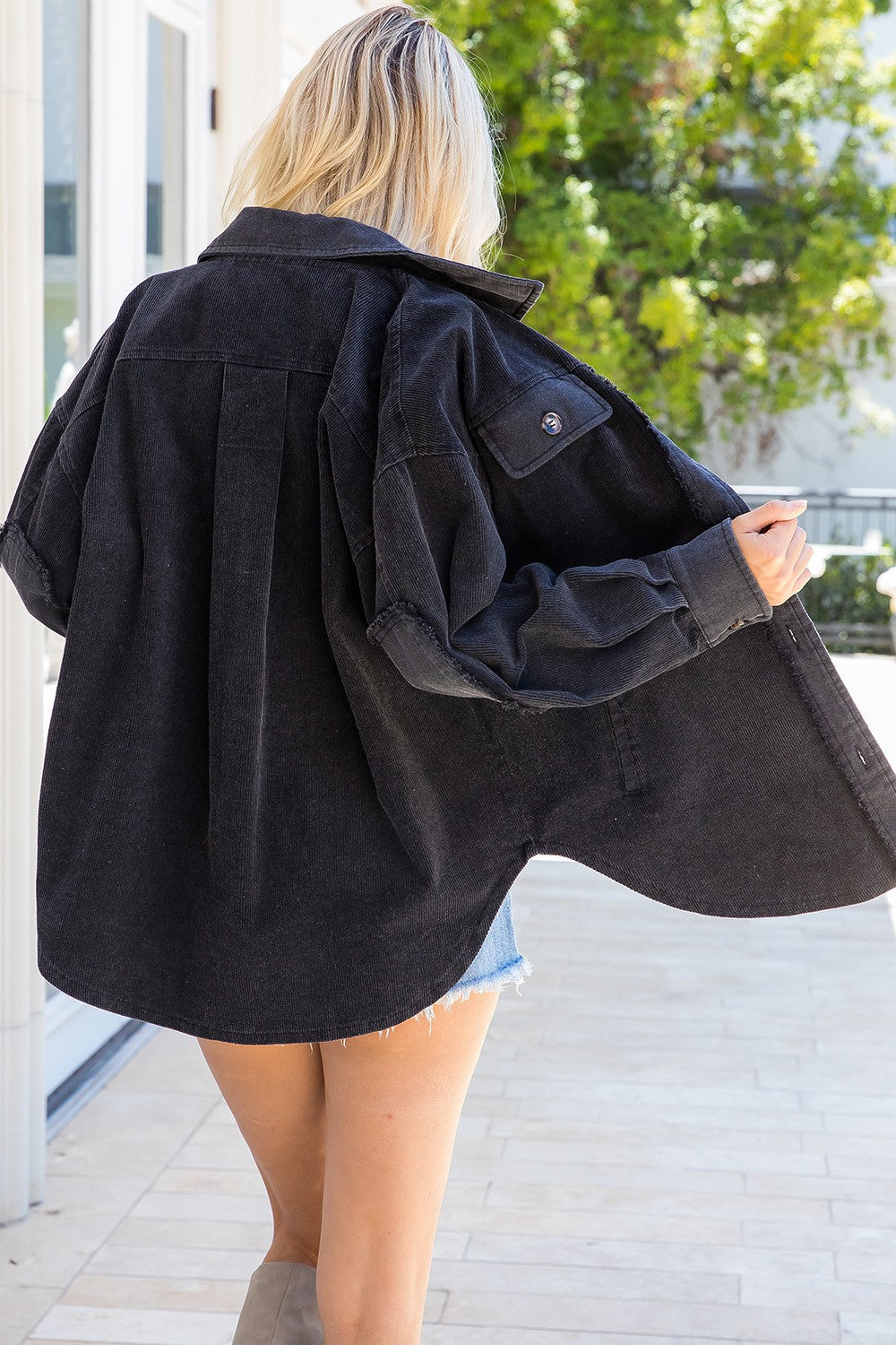 Corduroy Washed Shacket