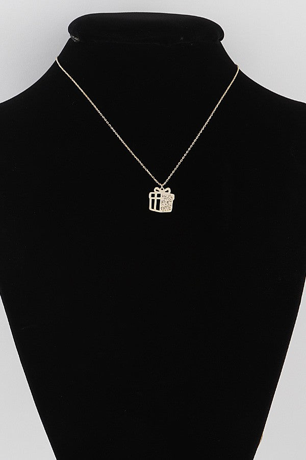 Merry & Happy Gift Necklace