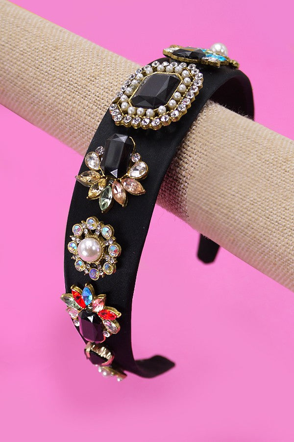 Rhinestone Embellished Hairband