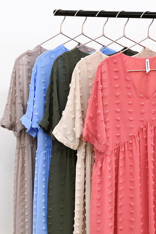 BABYDOLL V-NECK DRESS