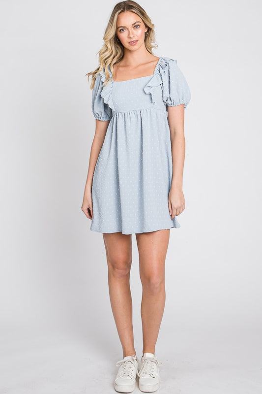 Dotted Textured Dress