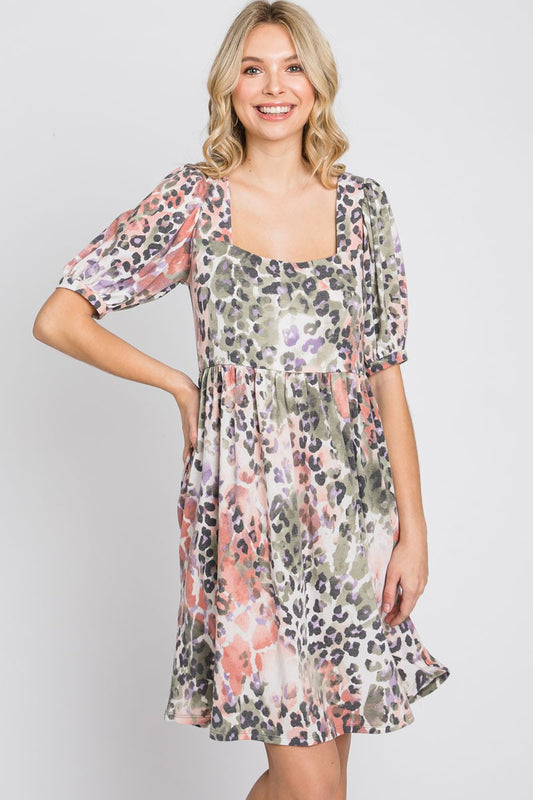 Animal Print Dress