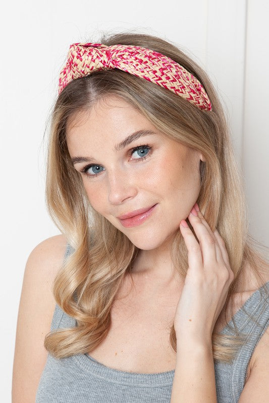 Mixed Wide Knotted Headband