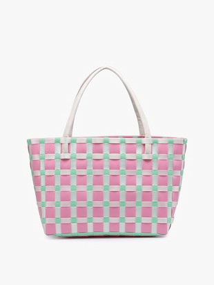 JEN&CO ABIGAIL JUMBO WOVEN TOTE