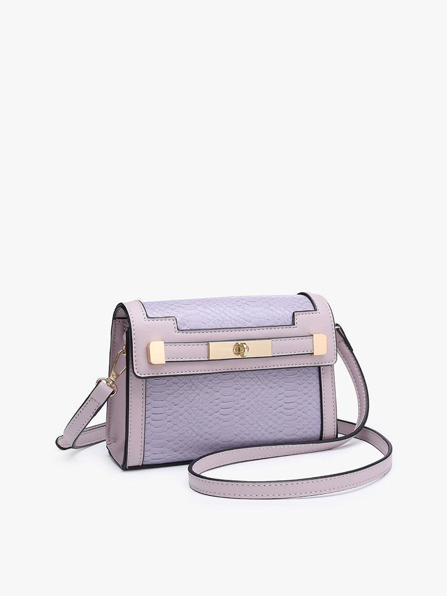Etta Snake-Textured Crossbody