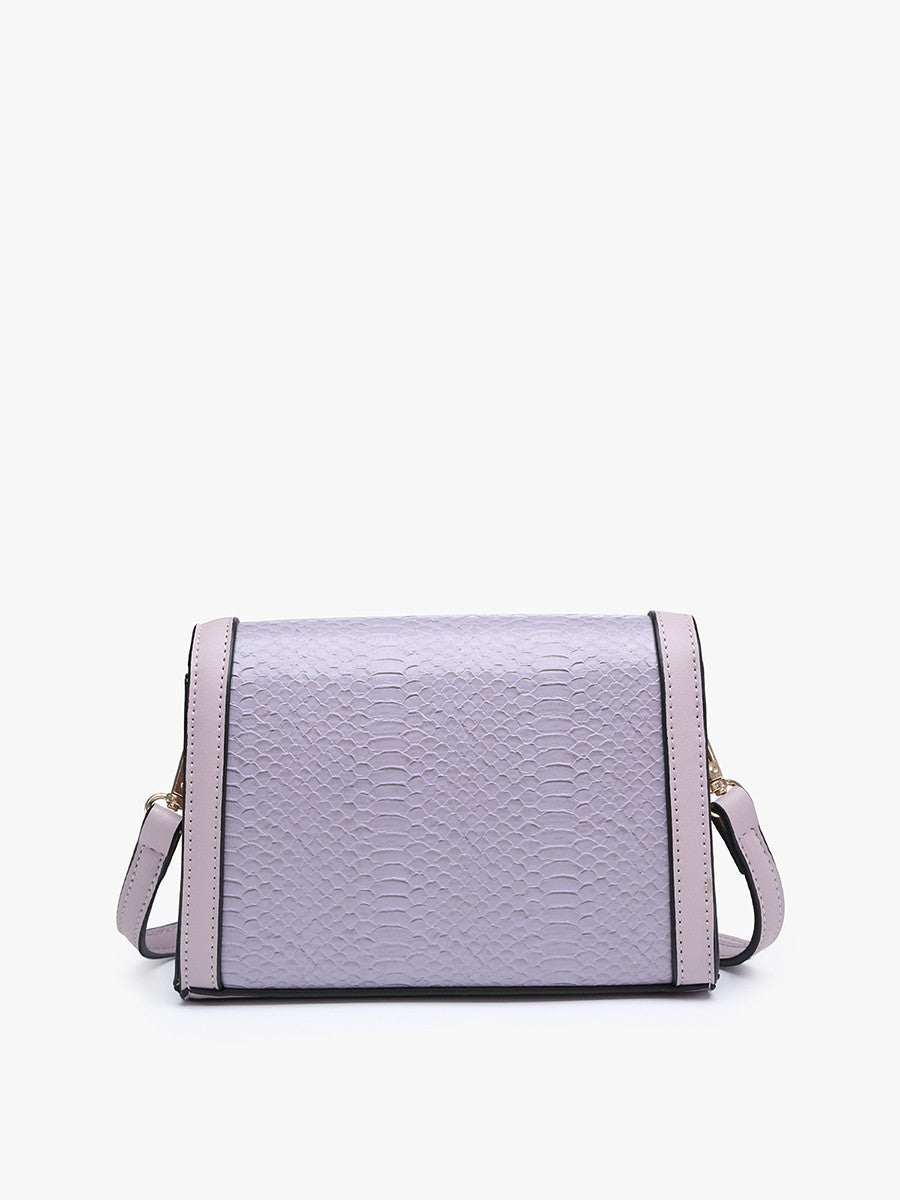 Etta Snake-Textured Crossbody