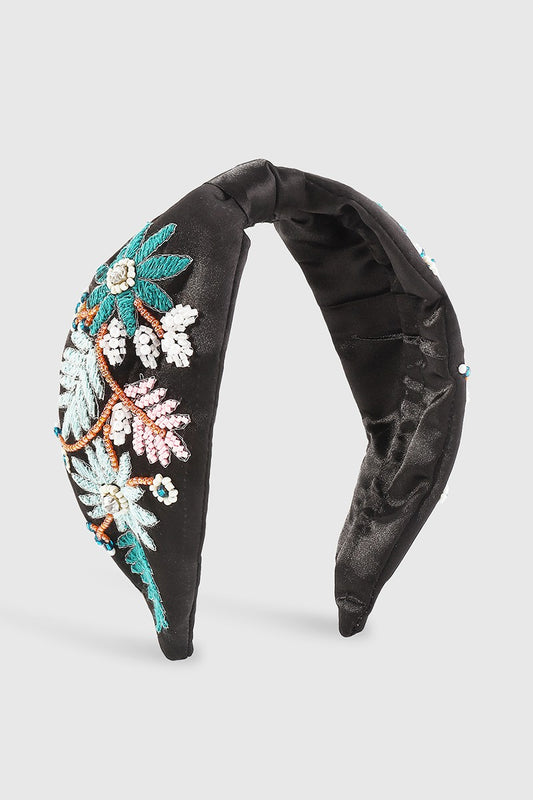 Embroidery Flower Headband