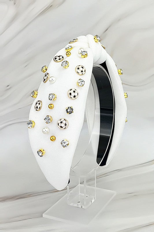 Soccer Bling Headband