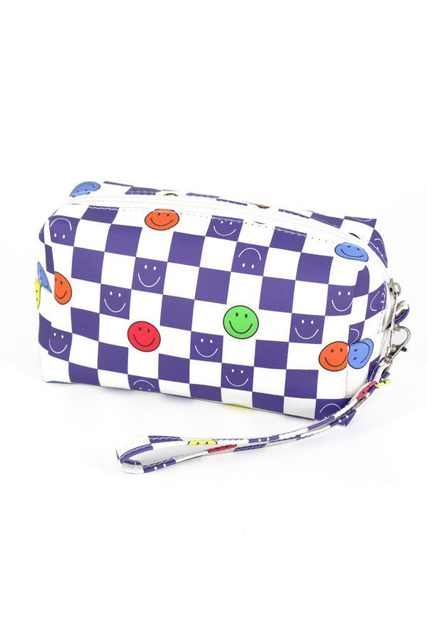 Smile Face Pouch Wristlet