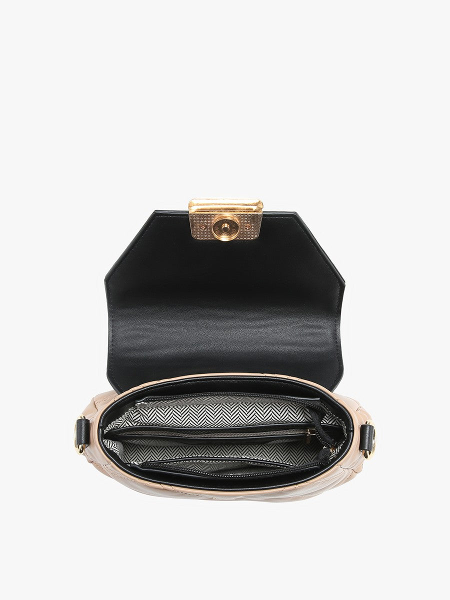 Ollie Quilted Crossbody W/ Chain Strap