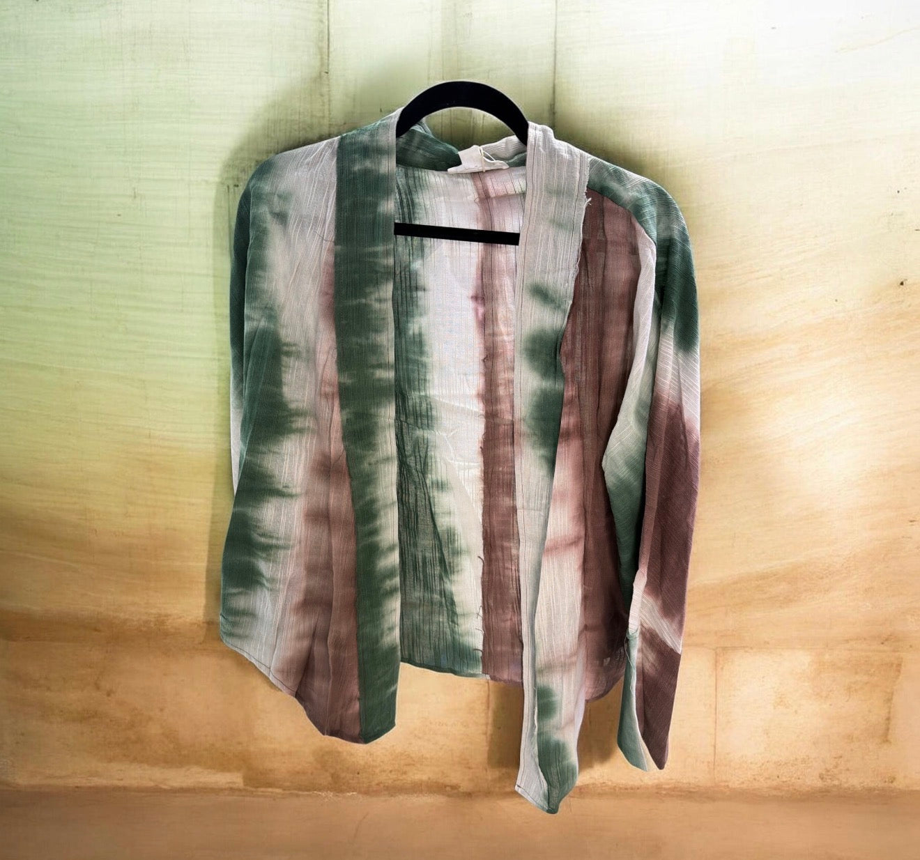 Green Brown Cardigan
