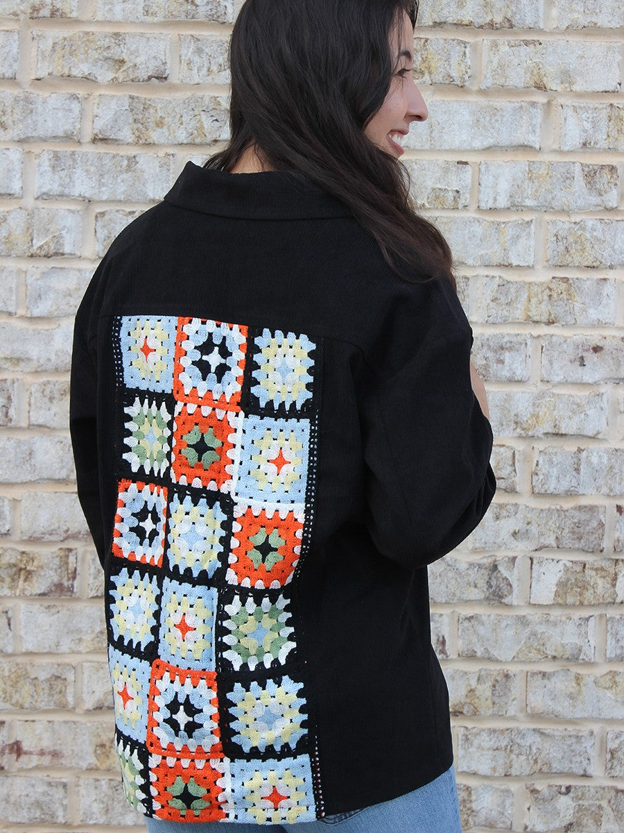 Pandora Patchwork Shacket