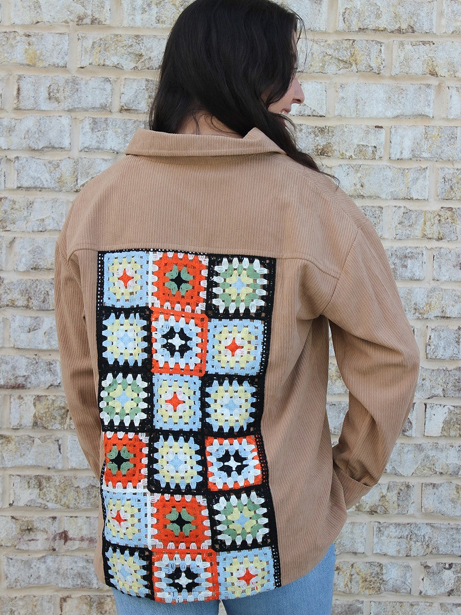 Pandora Patchwork Shacket